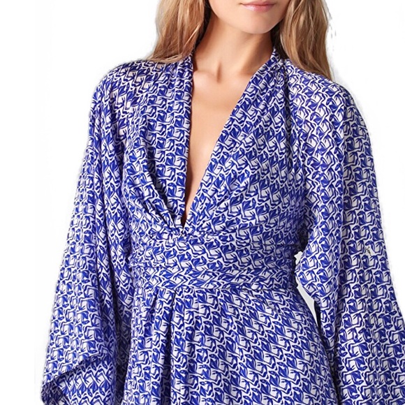 Issa London Silk Kimono Dress - Picture 5 of 8